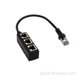 RJ45 adapter dual female port CAT5 Ethernet Cable